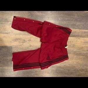 Adidas snap on pants